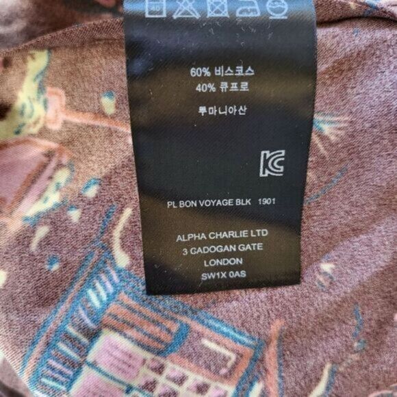 NWT Alexa Chung Burgundy Bon Voyage Habotai‎ Silky Maxi Shirt Dress Size 6US - Picture 9 of 9